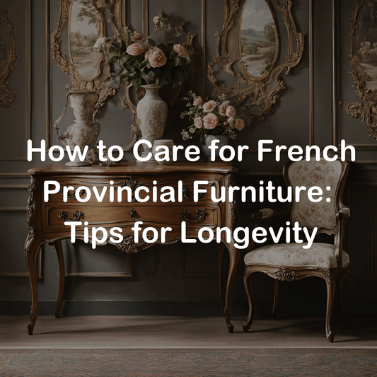 How to Care for French Provincial Furniture: Tips for Longevity