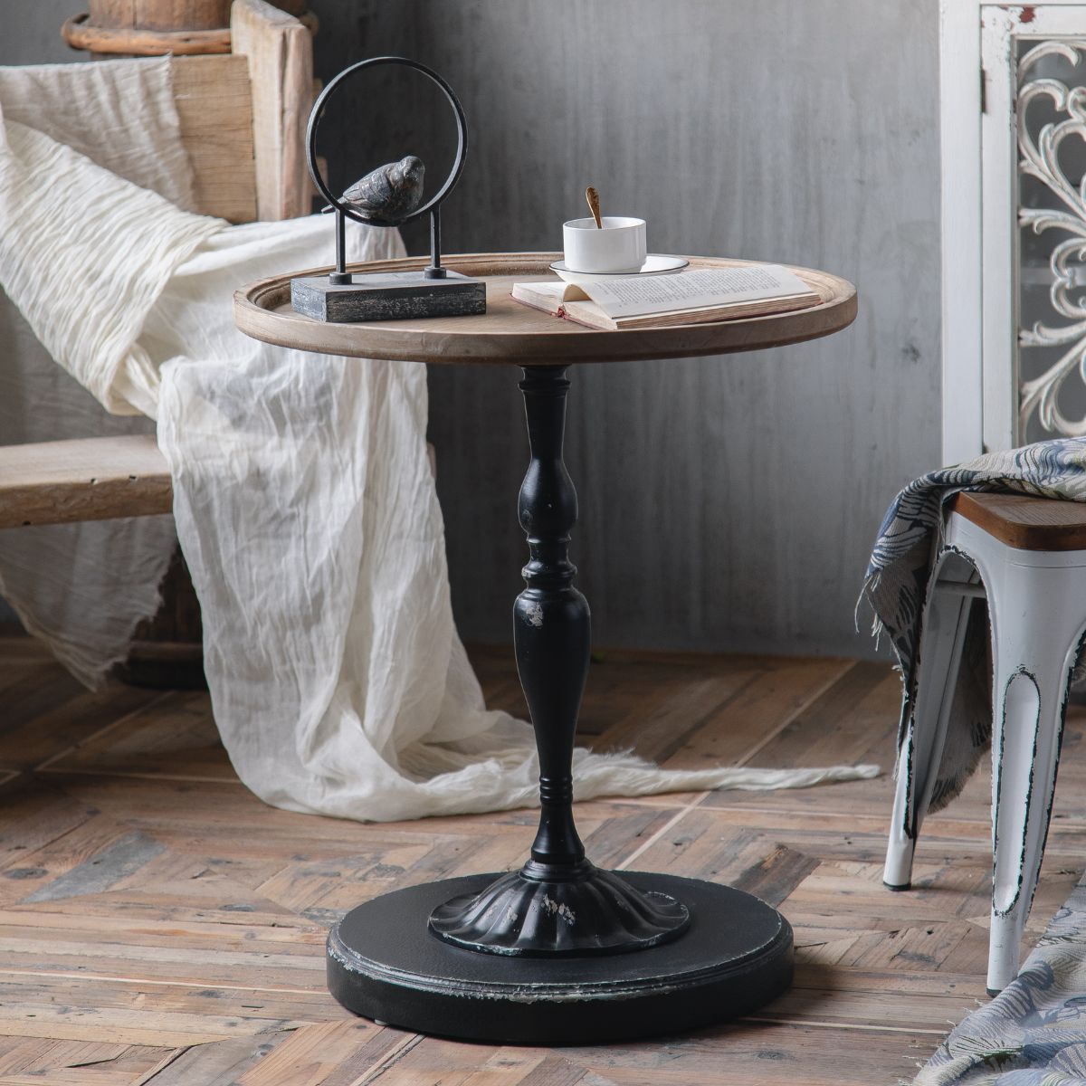 Alexander Black Side Table Main Image