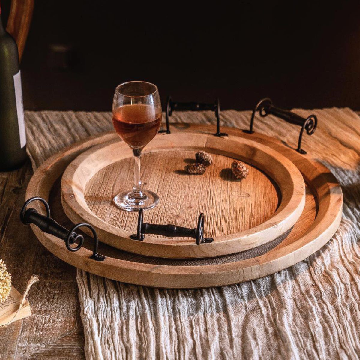 Tabitha Wooden Serving Tray Main Image