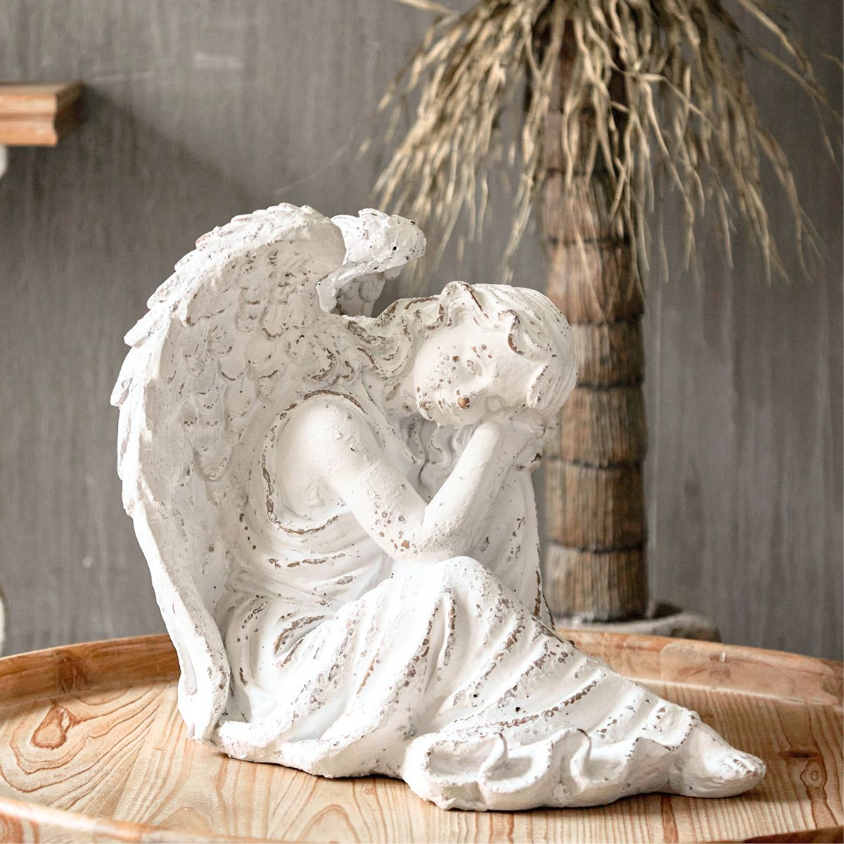 Aurora Angel Statue Staged Image