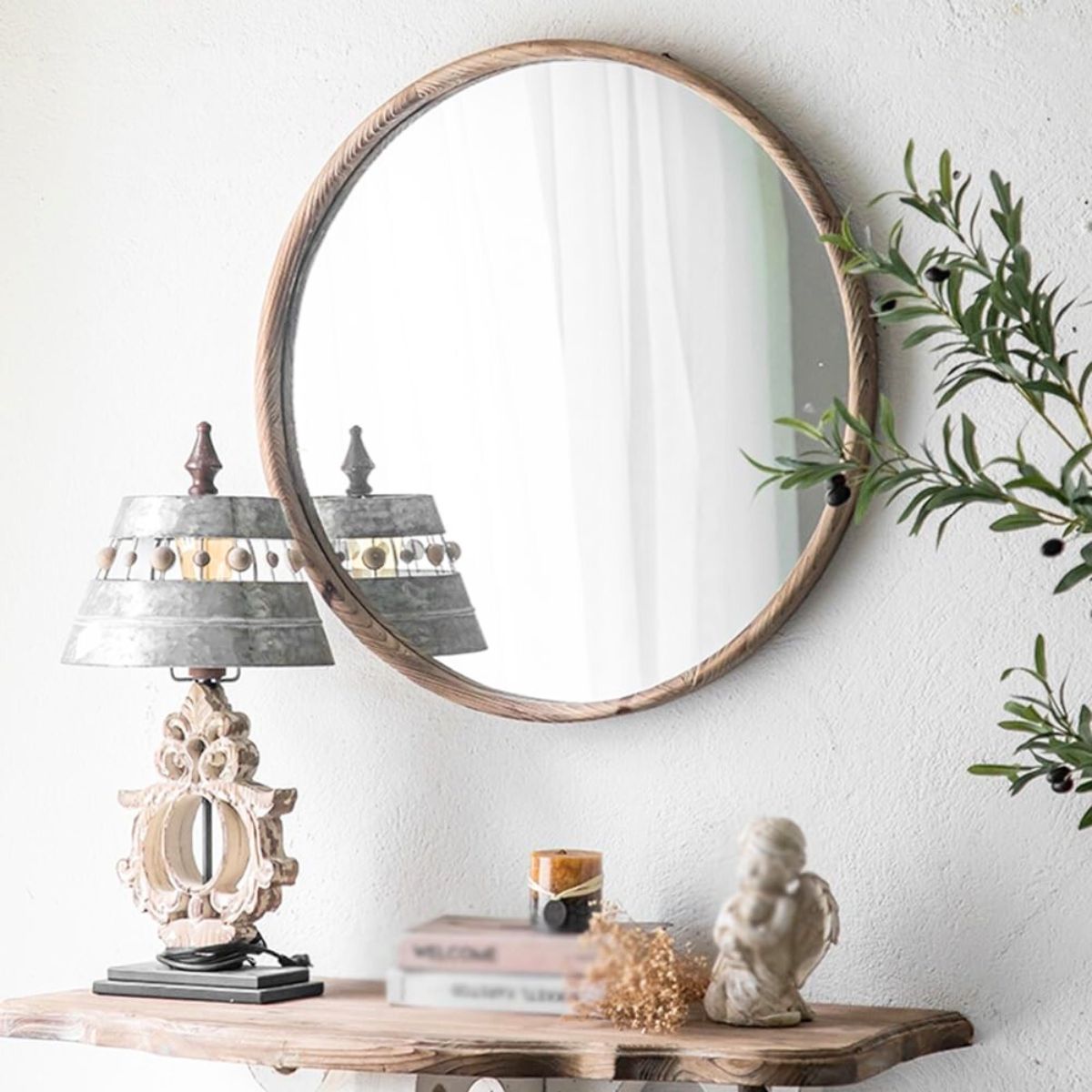 James Round Mirror Staged Image