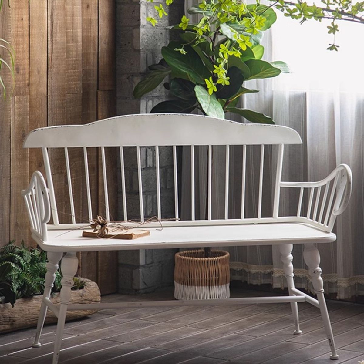 Lysander Garden Bench Overall View