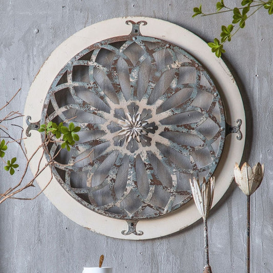 Boho Round Metal Wall Art Main Image