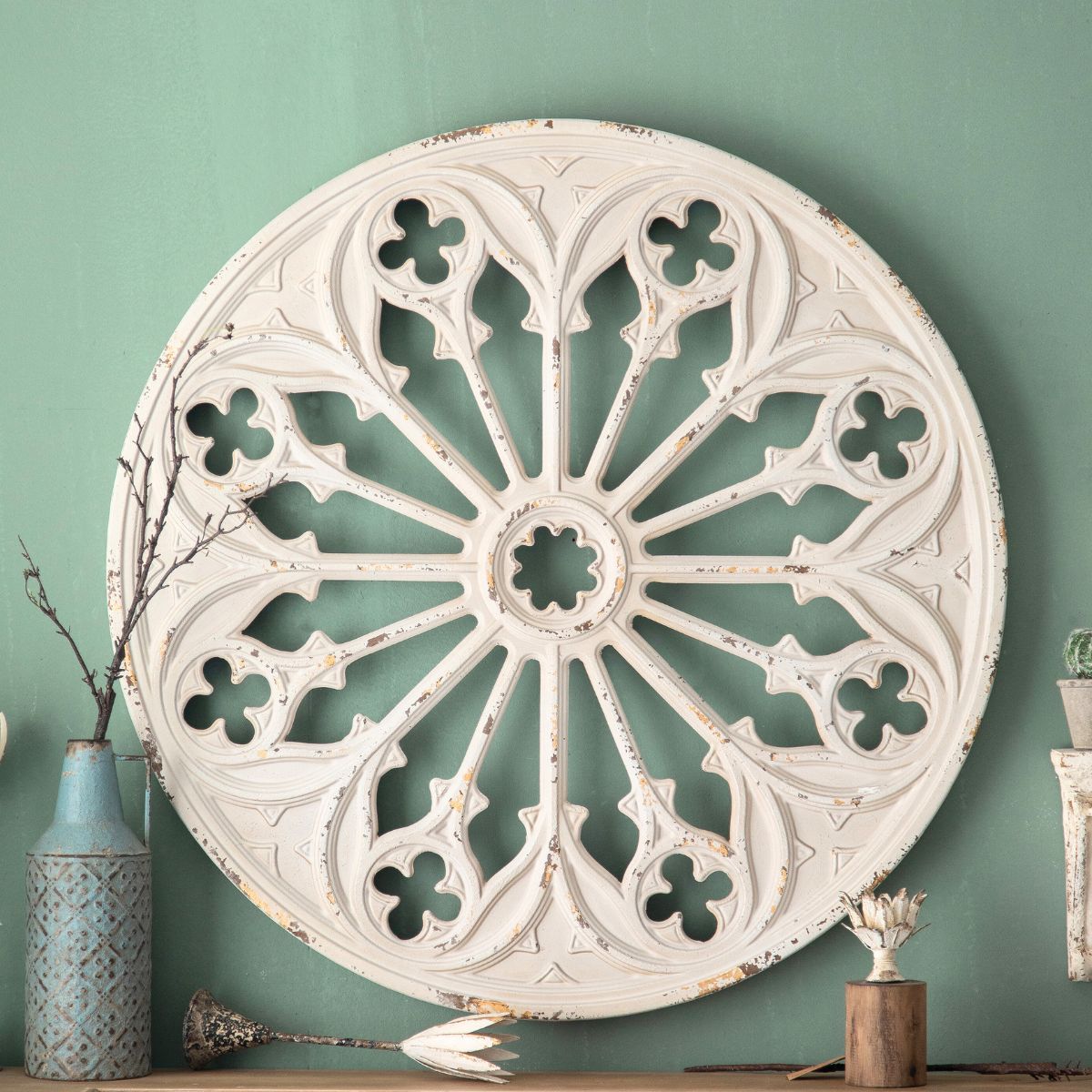 Ulysses Round Metal Wall Art Main Image