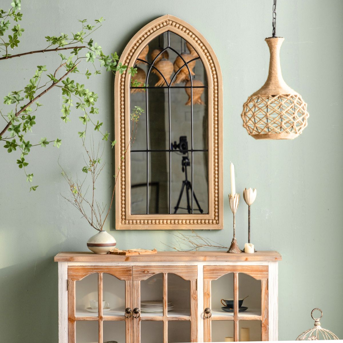 Bradley Arch Mirror Staged Image