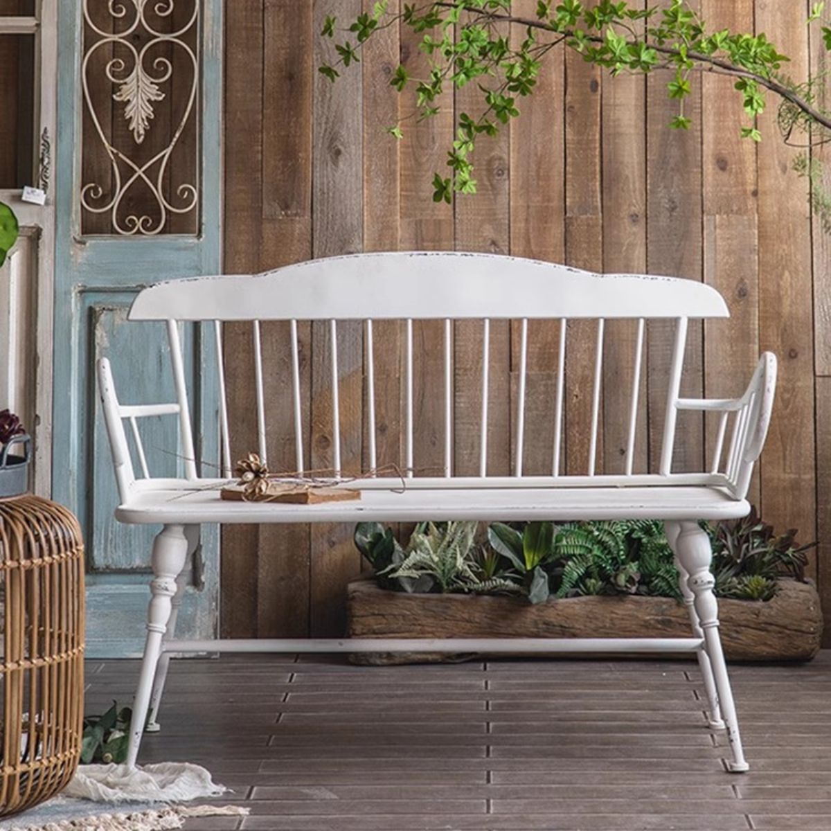 Lysander Garden Bench Staged Image