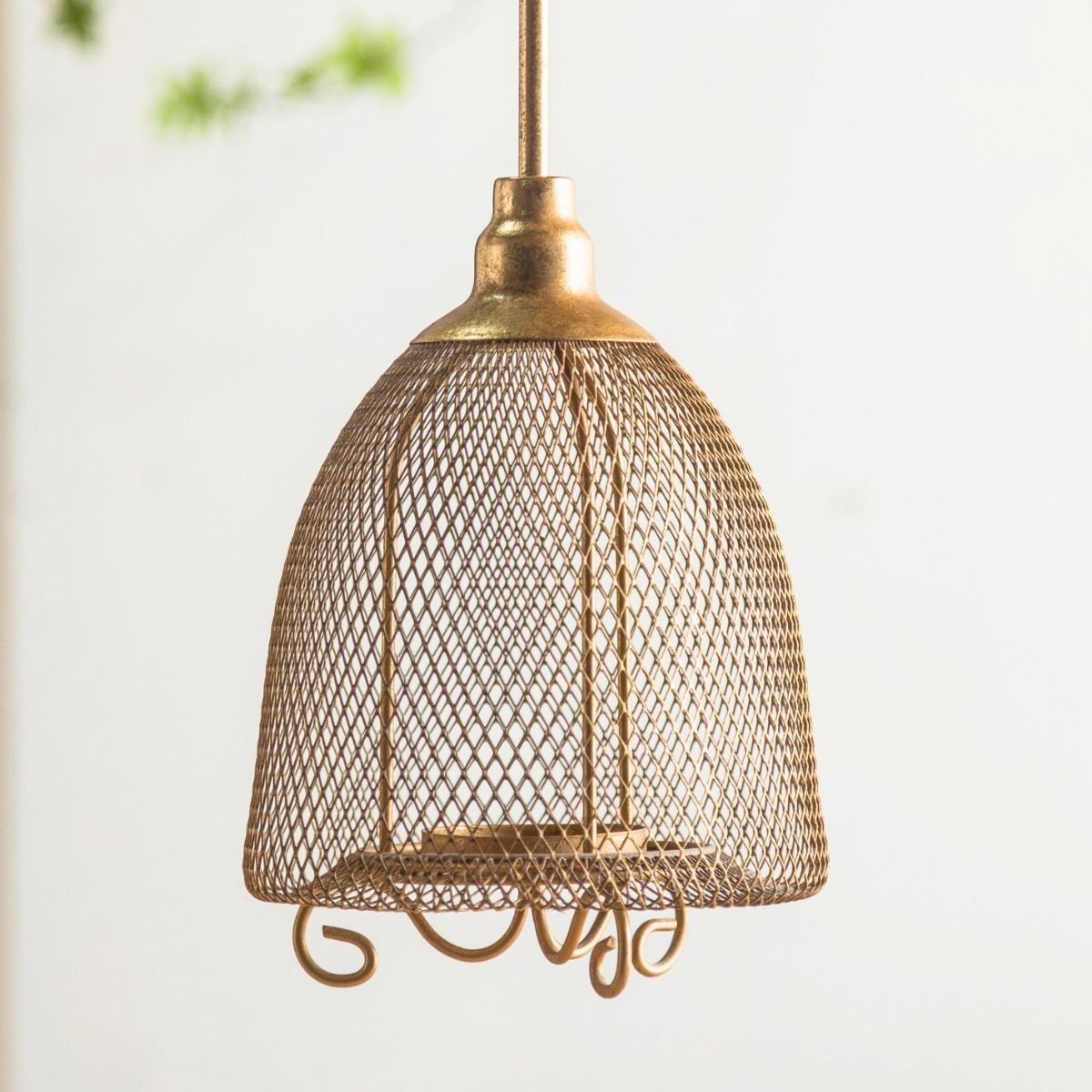 Meredith Hanging Candle Holder Close-Up