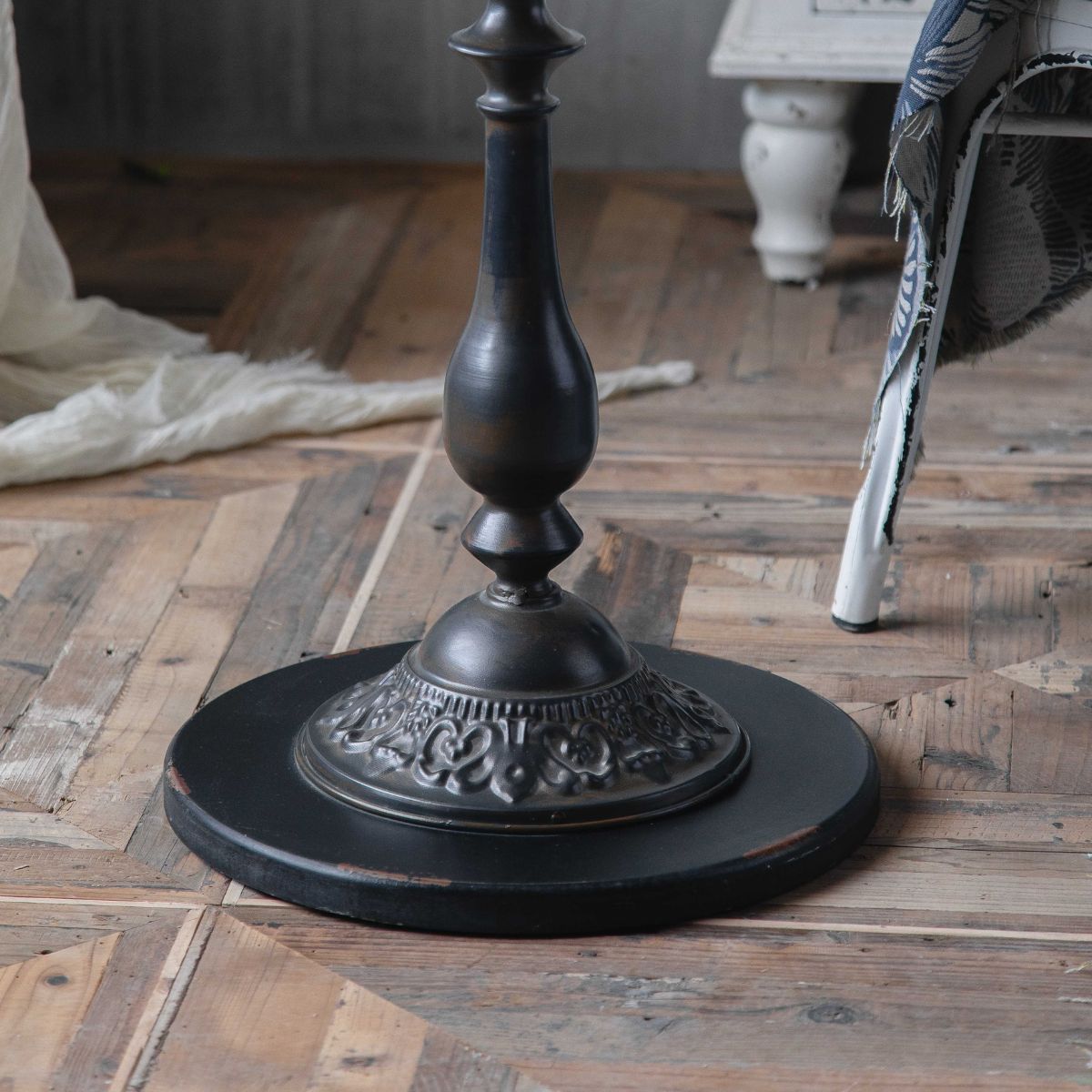 William Black Small Side Table Close-Up Table Base