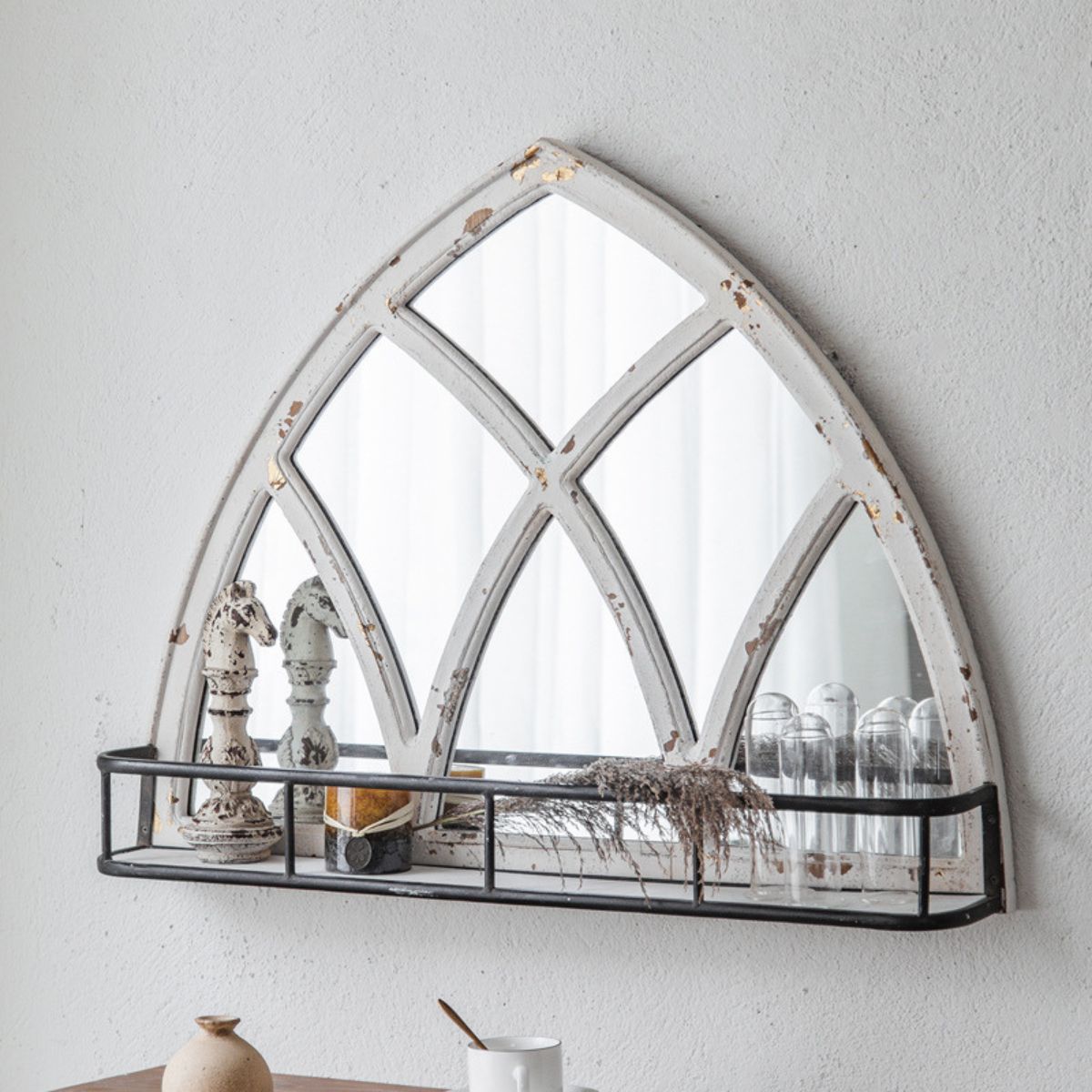 4.Ashley Mirror with Shelf Overall View