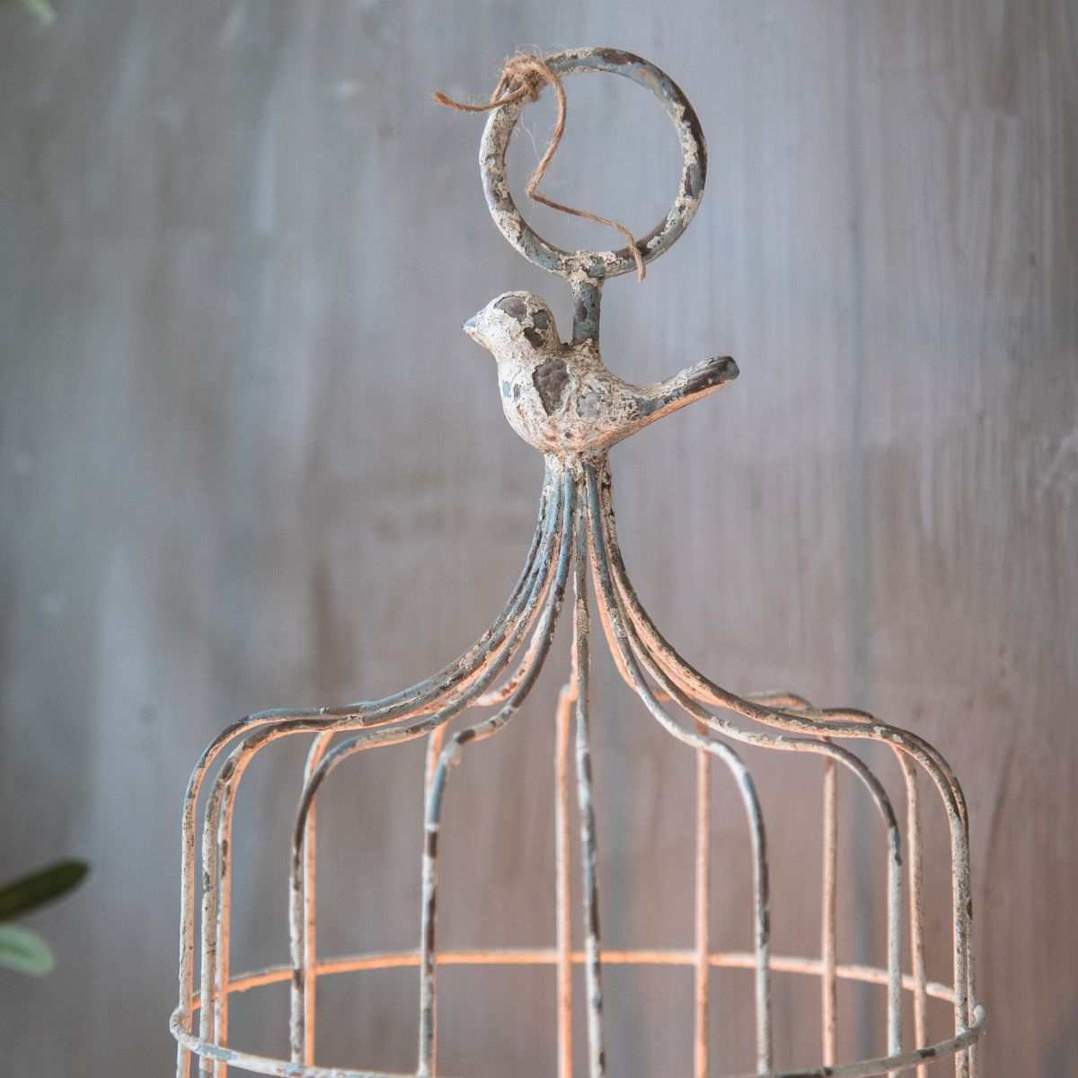 Madison Birdcage Candle Holder Close-Up Top