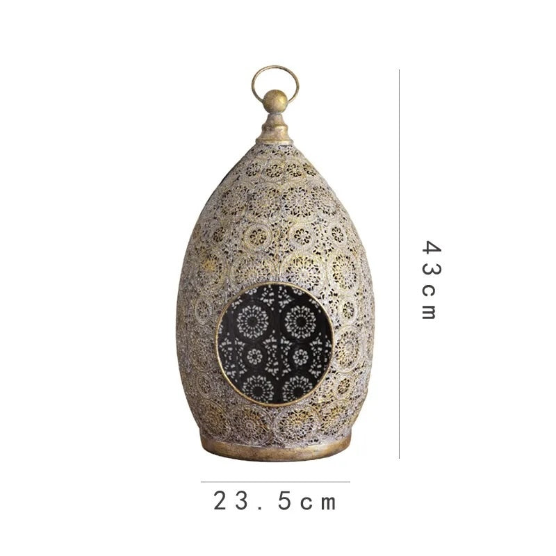 Boho Candle Lantern Measurements