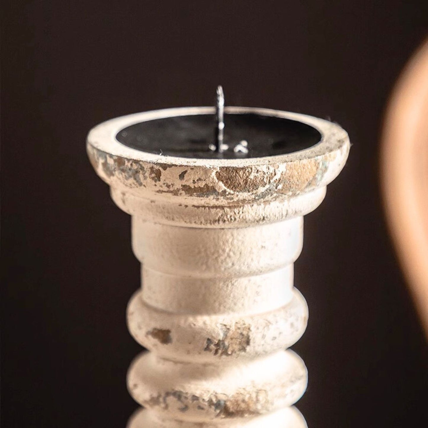 Francesca Classic Candle Holder Close-Up Top