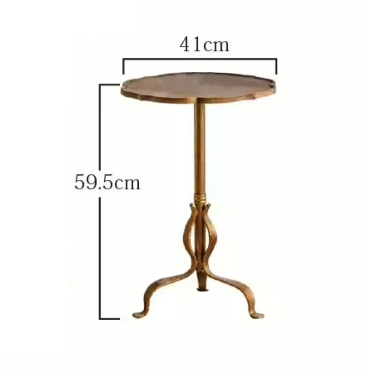 Albert Round Side Table Statue Measurements