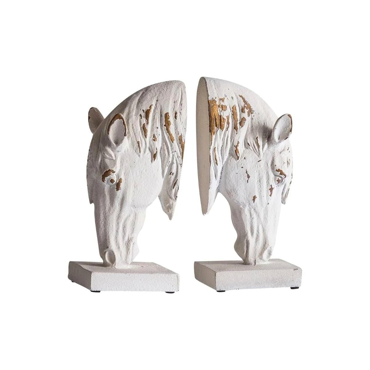 Decorative Horse Bookends Product on White Background